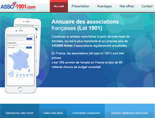 Tablet Screenshot of annuaireassociations.fr
